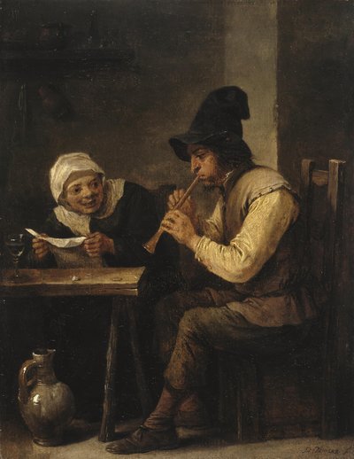 デュエット 作： David Teniers the Younger